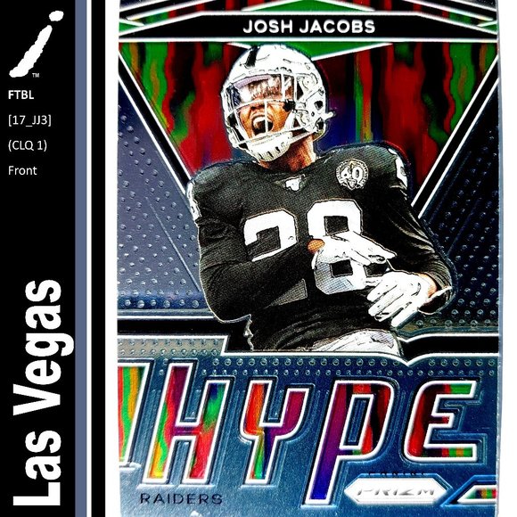 Las Vegas Raiders (Josh Jacobs) - FTBL [17_JJ3] - Picture 1 of 3